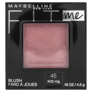 Maybelline, Fit Me, Blush, 45 Plum, 0.16 oz (4.5 g)