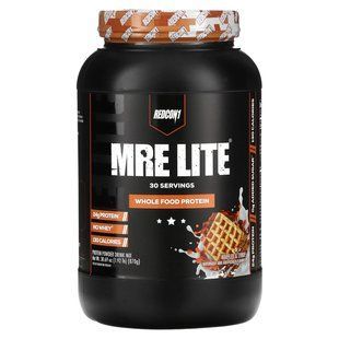 Redcon1, MRE Lite, Whole Food Protein, Waffles & Syrup, 1.92 lb (870 g) купить в Киеве и Украине