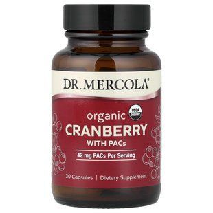 Dr. Mercola Organic Cranberry with PACs (30 capsules)