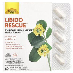 Country Life, Libido Rescue, 60 vegetarian capsules
