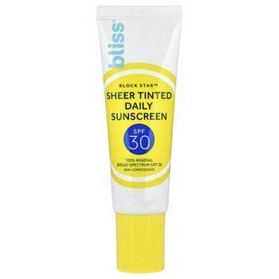Bliss, Ежедневное прозрачное тонирующее солнцезащитное средство Block Star &trade;, SPF 30, 40 мл (1,4 жидк. Унции) купить в Киеве и Украине