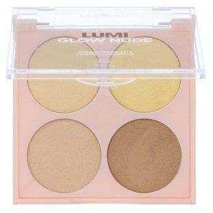 Палітра хайлайтерів True Match Lumi Glow Nude, відтінок 750 &laquo;Поцілунок сонця&raquo;, L'Oreal, 7,3 г