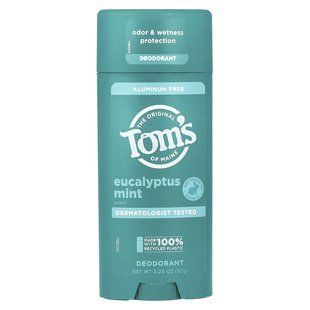 Tom's of Maine, Aluminum Free Deodorant, Eucalyptus Mint, 3.25 oz (92 g) купить в Киеве и Украине