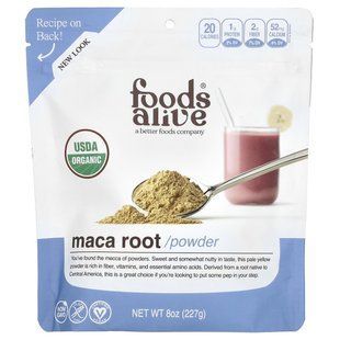 Мака порошок Foods Alive (Maca) 227 г купить в Киеве и Украине