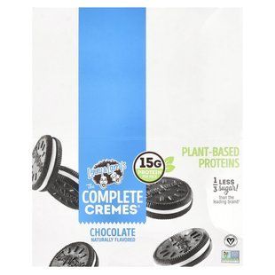 Lenny & Larry's, The Complete Cremes&reg;, сендвічне печиво, шоколад, 12 пакетиків по 81 г (2,86 унції)