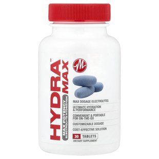 Metabolic Nutrition, HydraMAX&trade;, Max Potency, 30 Tablets