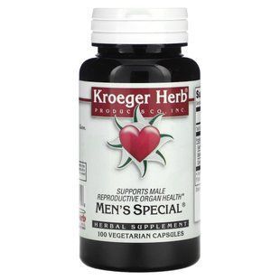 Kroeger Herb Co, Special Men's Special, 100 вегетаріанських капсул