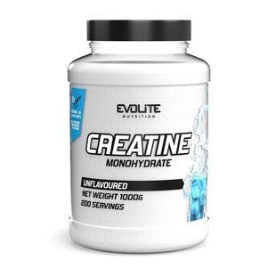 There is no non-English text to translate in the product name Creatine Monohydrate Evolite Nutrition 1 kg unflavoured.
