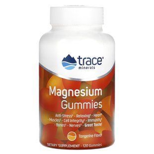 Магний&nbsp;цитрат&nbsp;Trace&nbsp;Minerals (Magnesium&nbsp;Gummies)&nbsp;вкус&nbsp;мандарина&nbsp;120&nbsp;мармеладок купить в Киеве и Украине