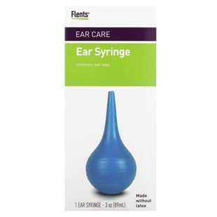 Flents, Ear Care, шприц для вух, 1 шприц для вух, 89 мл (3 унції)