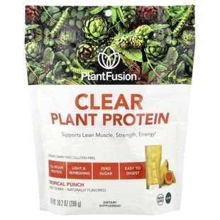Прозорий рослинний протеїн PlantFusion (Clear Plant Protein) 288 г тропічний пунш