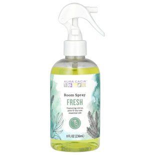 Aura Cacia, Room Spray, Fresh, 8 fl oz (236 ml) купить в Киеве и Украине