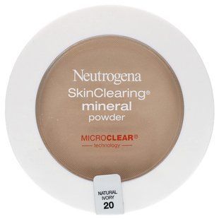 Cleansing skin, mineral powder, natural ivory 20, Neutrogena, 0.38 oz (11 g)