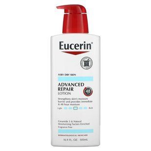 Восстанавливающий лосьон для сухой кожи улучшенный Eucerin (Advanced Repair Lotion) 500 мл купить в Киеве и Украине