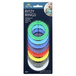 itzy ritzy, Ritzy Rings, Brights, 0 Months+, Assorted Colors, 8 Rings купить в Киеве и Украине