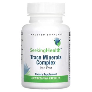 Комплекс микроэлементов без железа Seeking Health (Trace Minerals Complex Iron Free) 30 вегетарианских капсул купить в Киеве и Украине