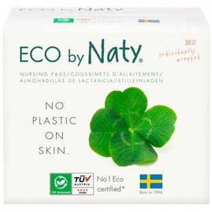 Органические подкладки лактационные для груди ECO BY NATY Breast Pads 30 шт купить в Киеве и Украине