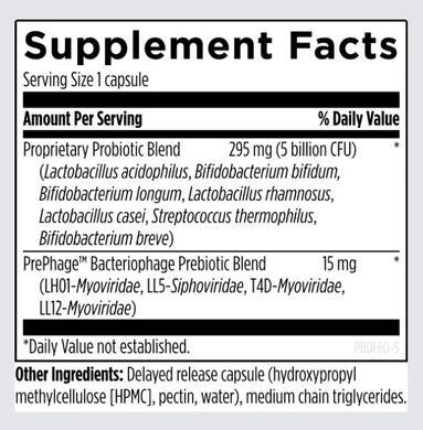 Designs for Health Probiophage DF 60 Capsules