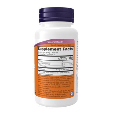 D-Mannose Urinary Support 500mg - 60 vcaps Now Foods