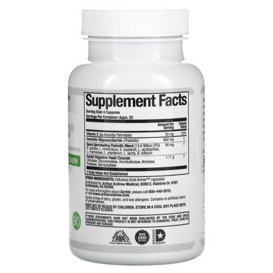 Syntol, a probiotic enzyme based on Arthur Andrew's spores (Syntol), 90 capsules