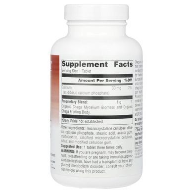 Chaga full spectrum, Planetary Herbals, 1000 mg, 120 tablets