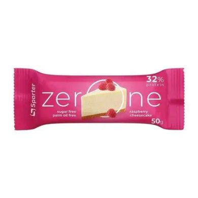 Протеїновий батончик Малиновий чізкейк (Sporter ZerOne Rapsberry cheesecake) 25x50 г