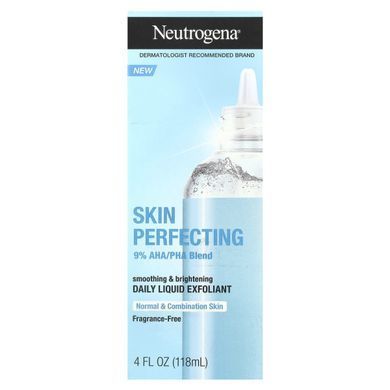 Neutrogena, Skin Perfecting, ежедневный жидкий эксфолиант, для нормальной и комбинированной кожи, без отдушек, 118 мл (4 жидк. Унции) купить в Киеве и Украине