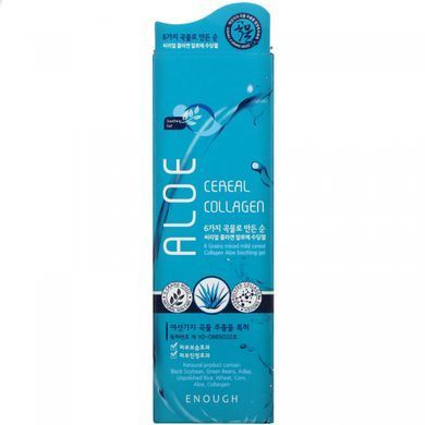 Aloe, Cereal Collagen, Soothing Gel, Enough, 100 ml