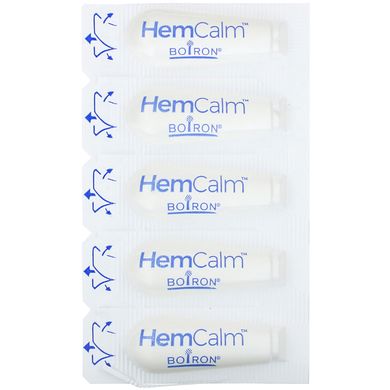 HemCalm супозиторії, засіб від геморою, HemCalm Suppositories, Hemorrhoid Relief, Boiron, 10 супозиторіїв