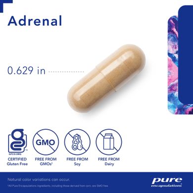 Витамины для надпочечников Pure Encapsulations (Adrenal) 60 капсул купить в Киеве и Украине