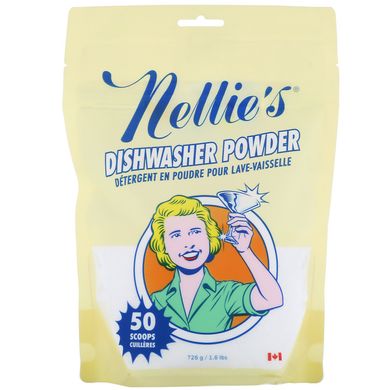 Порошок для посудомийної машини, Dishwasher Powder, Nellie's, 726 г