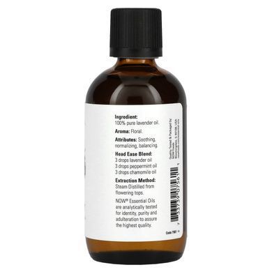 Essential oil of lavender Now Foods (Lavender Oil) 118 ml