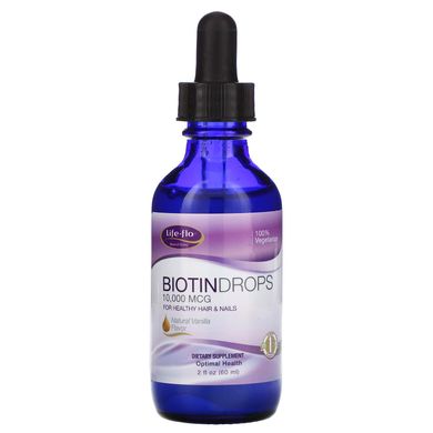 Біотин Life-flo (Biotin Drops) 60 мл зі смаком ванілі