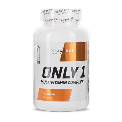 Only 1 Multivitamin Complex Progress Nutrition 90 tabs