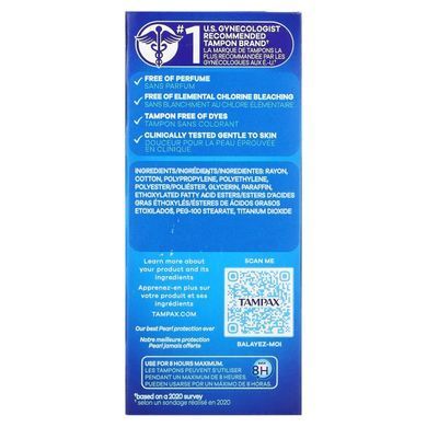 Pearl, light, unscented 36 tampons