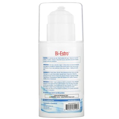 Bi-Estro, натуральний крем з естріолом і естрадіолом, без запаху, AllVia, 113,4 г