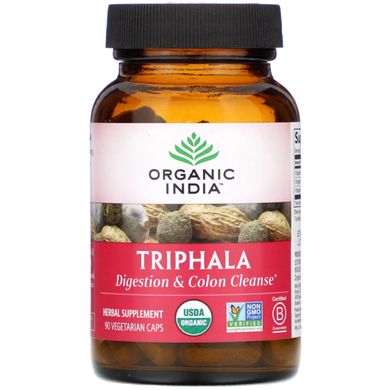Трифала, Organic India, 90 рослинних капсул