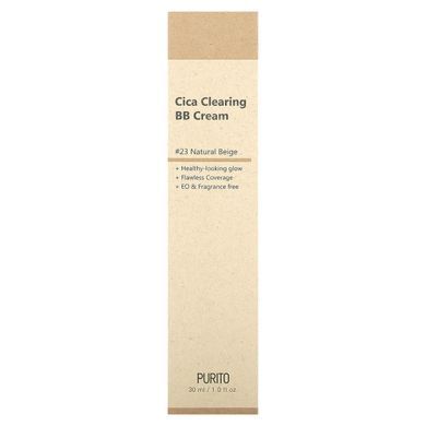 BB cream for sensitive skin with centella extract (natural beige) PURITO (Cica Clearing BB Cream, 23 ton) 30 ml