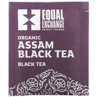 Equal Exchange, Органічний чорний чай Ассам, 20 чайних пакетиків, 1,41 унція (40 г)