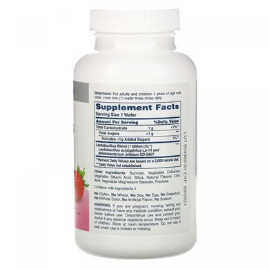 Probiotics, Acidophilus and Bifidum, chewable, strawberry, American Health, 100 candies.