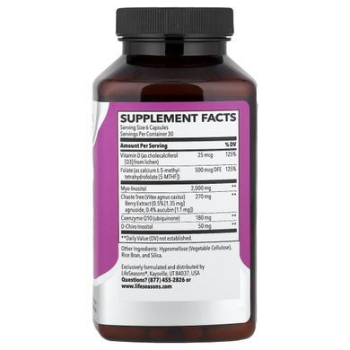 LifeSeasons, Therapeutics, Women's Fertili-T&trade;, 180 Veg Capsules
