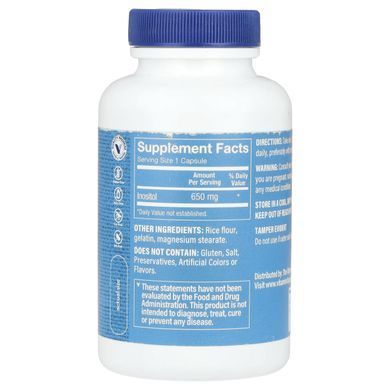 The Vitamin Shoppe, Inositol, 650 mg, 100 Capsules купить в Киеве и Украине