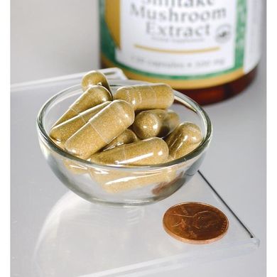 Екстракт гриба шиітаке (4: 1), Shiitake Mushroom Extract (4: 1), Swanson, 500 мг, 120 капсул