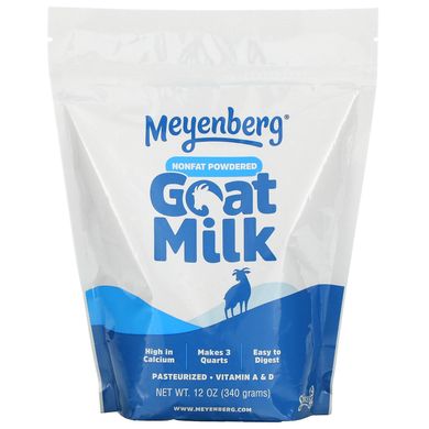 Meyenberg Goat Milk, Знежирене сухе козяче молоко, 12 унцій (340 г)