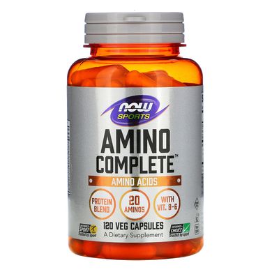 Комплекс амінокислот Now Foods (Amino Complete Sports) 120 капсул