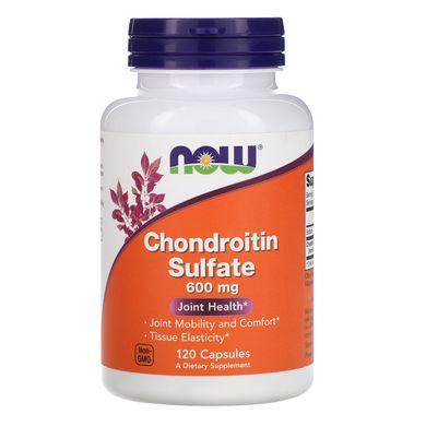 Хондроїтин сульфат Now Foods (Chondroitin Sulfate) 600 мг 120 капсул
