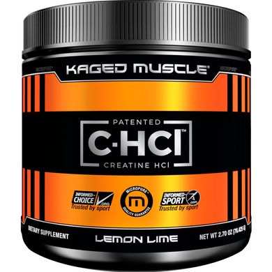 Креатину гідрохлорид лимон / лайм Kaged Muscle (Patented C-HCL Creatine) 76.425 г