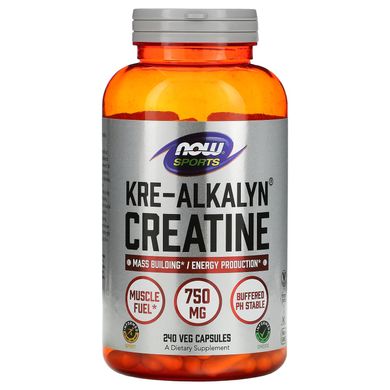 Креатин Now Foods (Kre-Alkalyn Creatine Sports) 240 капсул