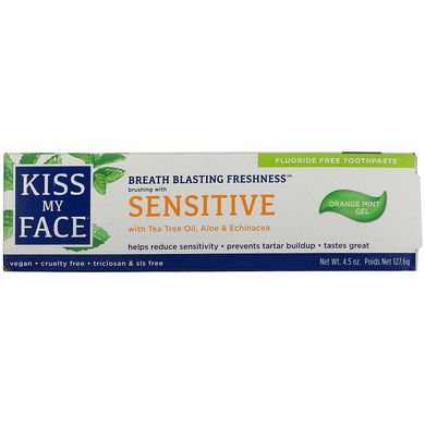 Зубная паста гель с натуральным алоэ Kiss My Face (Natural Aloe Toothpaste) 127.6 г купить в Киеве и Украине