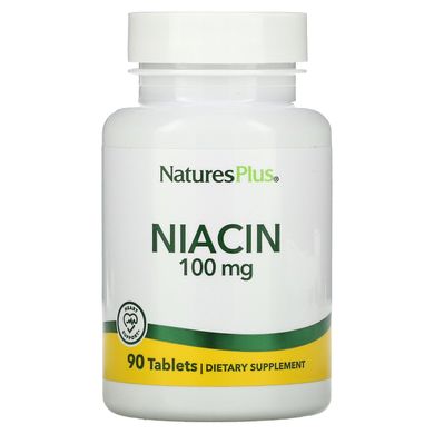 Ніацин Nature's Plus (Niacin) 100 мг 90 таблеток